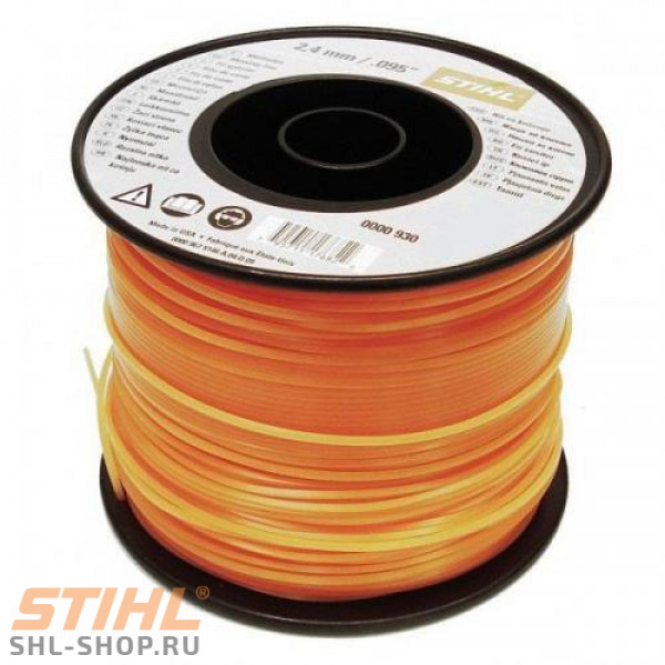 Струна триммерная Stihl круглого сечения 2,4 мм х 1053 м 2,4 мм х 1053 м 00009302573 в фирменном магазине Stihl