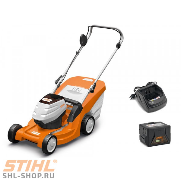 Аккумуляторная газонокосилка Stihl RMA 443 SET (AP 200, AL 101) RMA 443 SET (AP 200, AL 101) 63382000031, 63382000032 в фирменном магазине Stihl