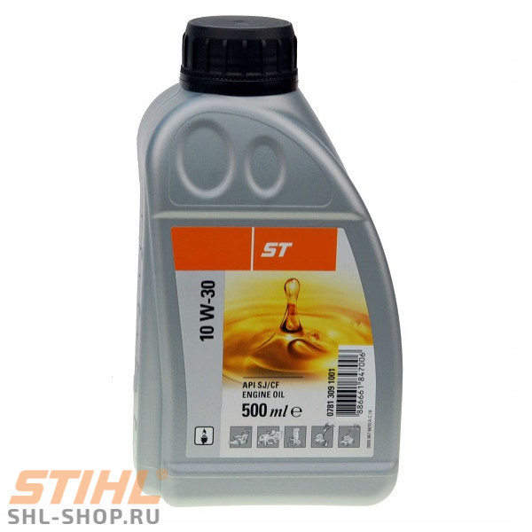 Масло Stihl 10 W-30 для 4-х тактного мотора 0,5 л 10 W-30 07813091001 в фирменном магазине Stihl